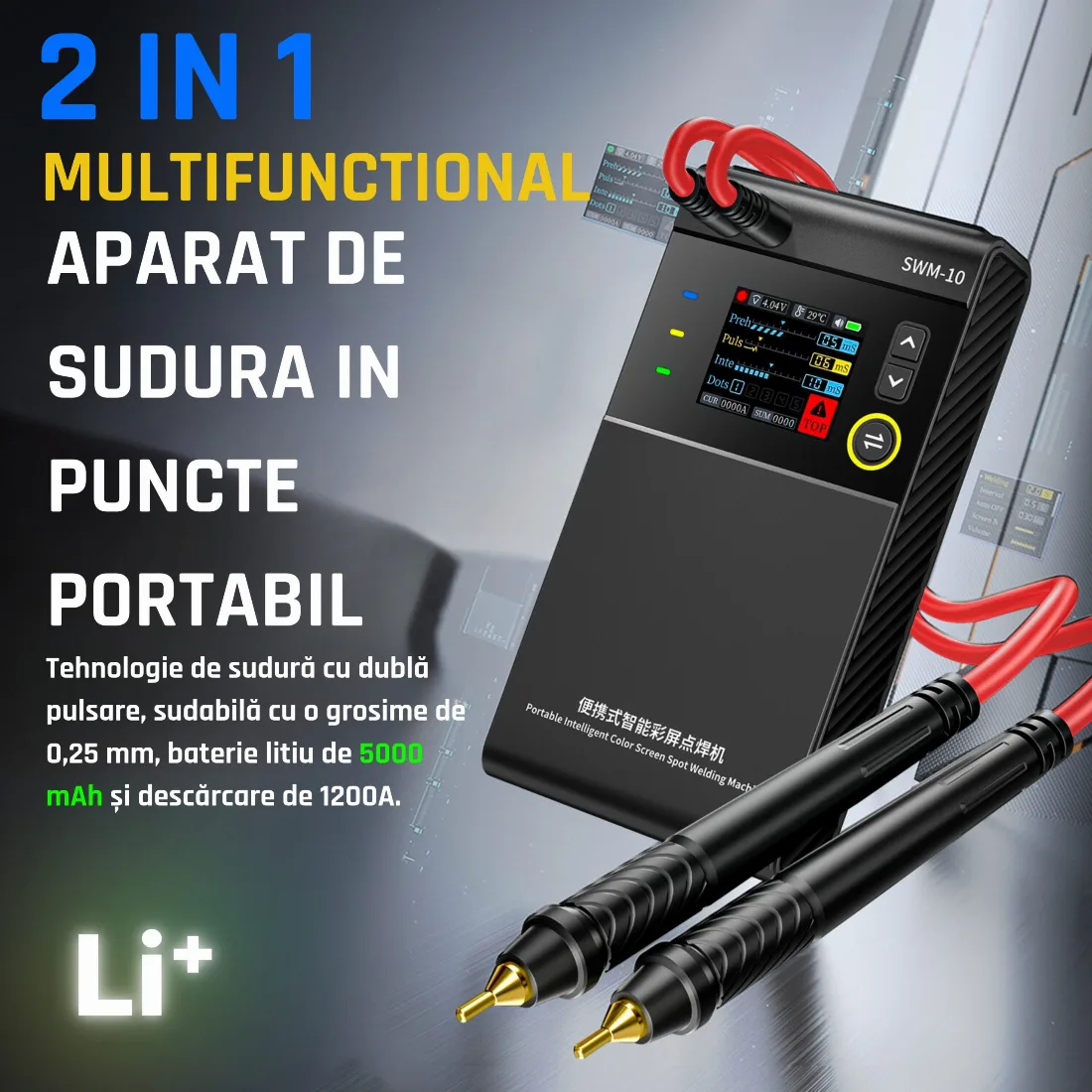 Aparat de sudură în puncte FNIRSI SWM-10