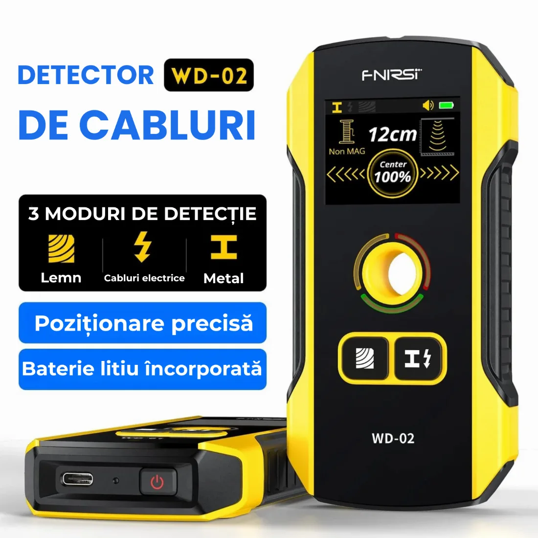 Găsește firele din perete cu FNIRSI WD-02