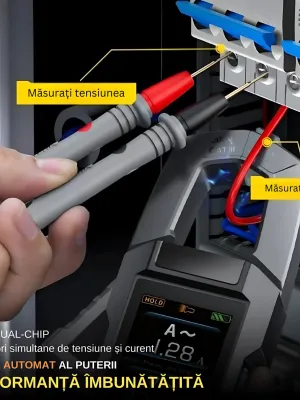 Clampmetru Digital Fnirsi DMC-100 ncv true rms usb-c